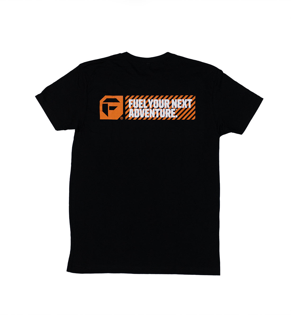 Black short sleeve tee featuring the "Fuel HAZARD" graphic, designed for a casual, streetwear style.