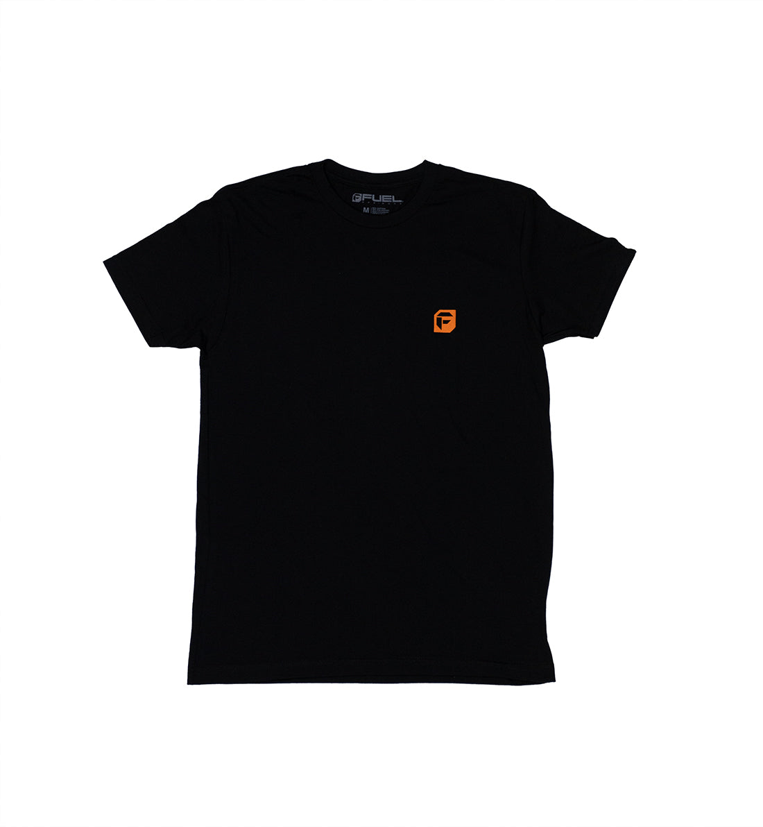 Black Fuel HAZARD Short Sleeve Tee featuring a bold graphic design on the front.