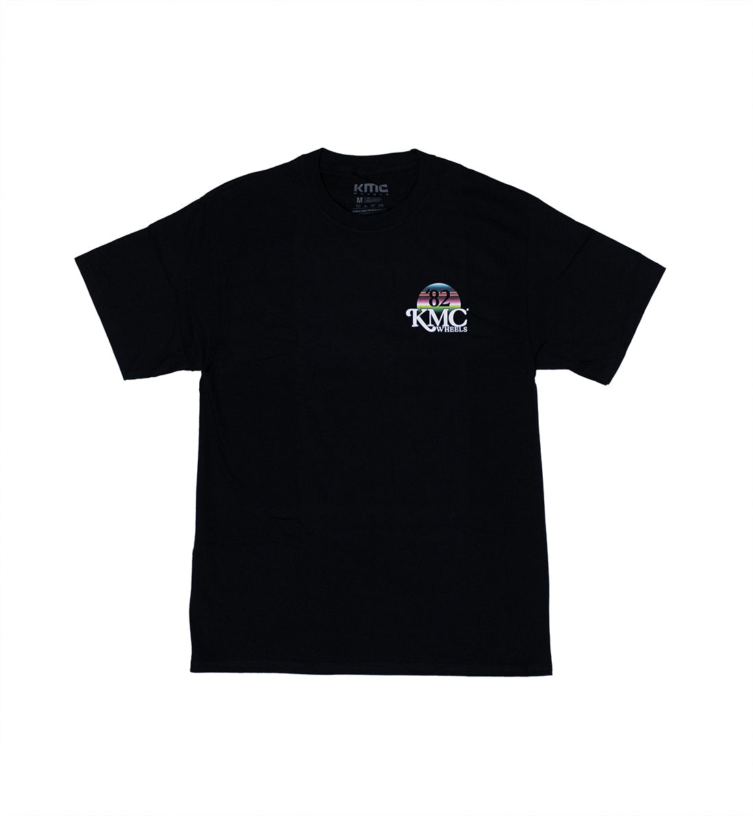 KMC DAY ONE Short Sleeve Tee in black with a minimalist design featuring a small chest logo.