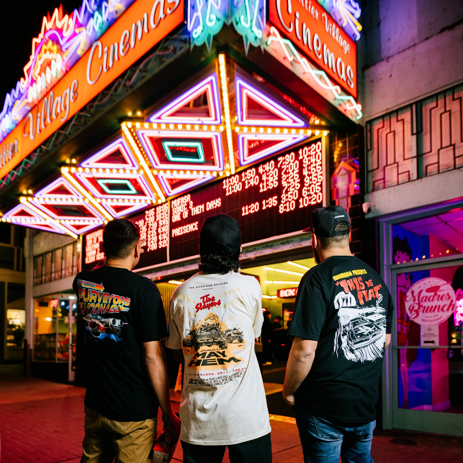 Hoonigan CAR CLUB sticker featuring bold graphics and vibrant colors, measuring 4 inches.