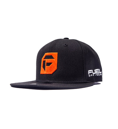 Fuel ORANGE LOGO F Snapback Hat