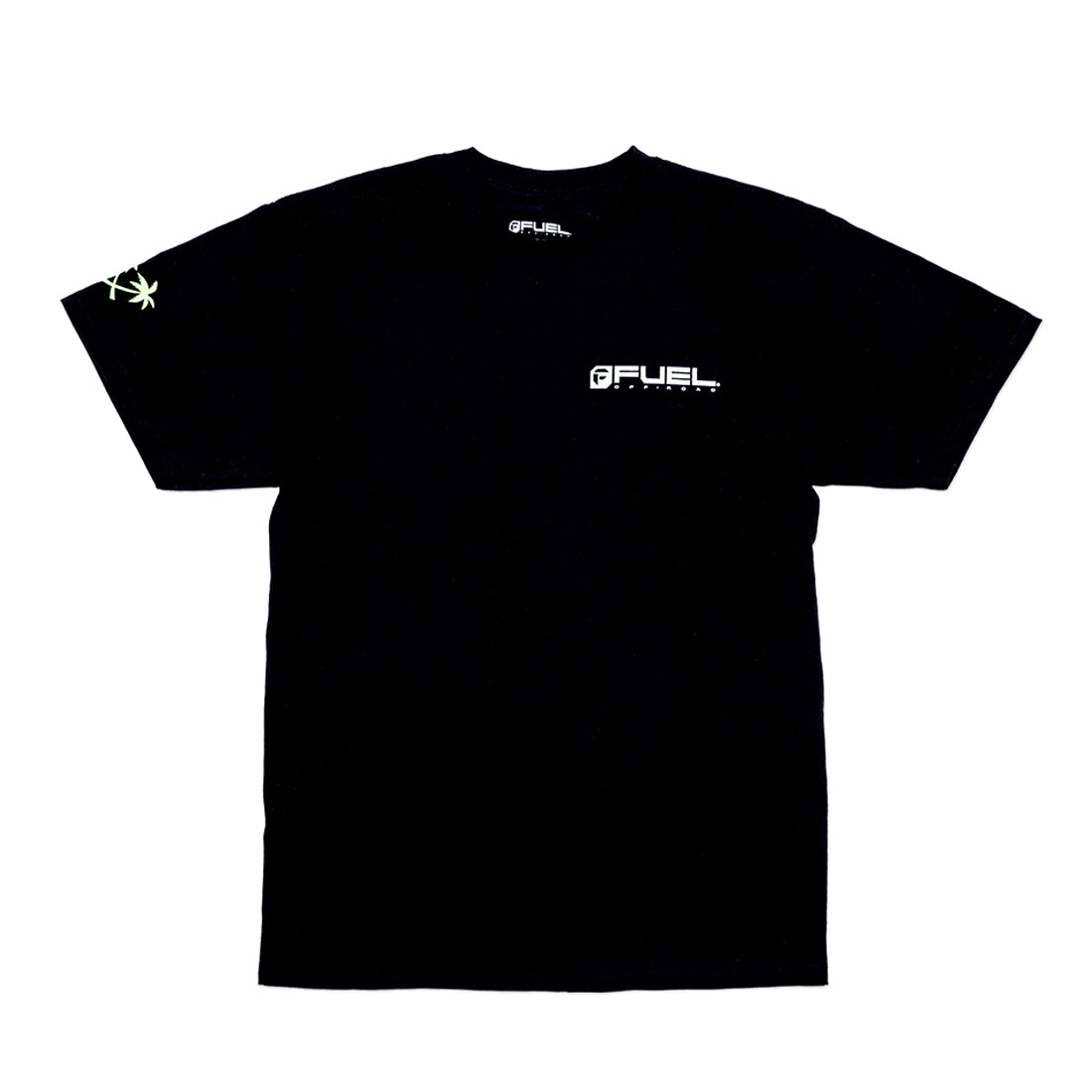 Red short sleeve tee featuring "MERICA" graphic in white block letters, ideal for patriotic casual wear.