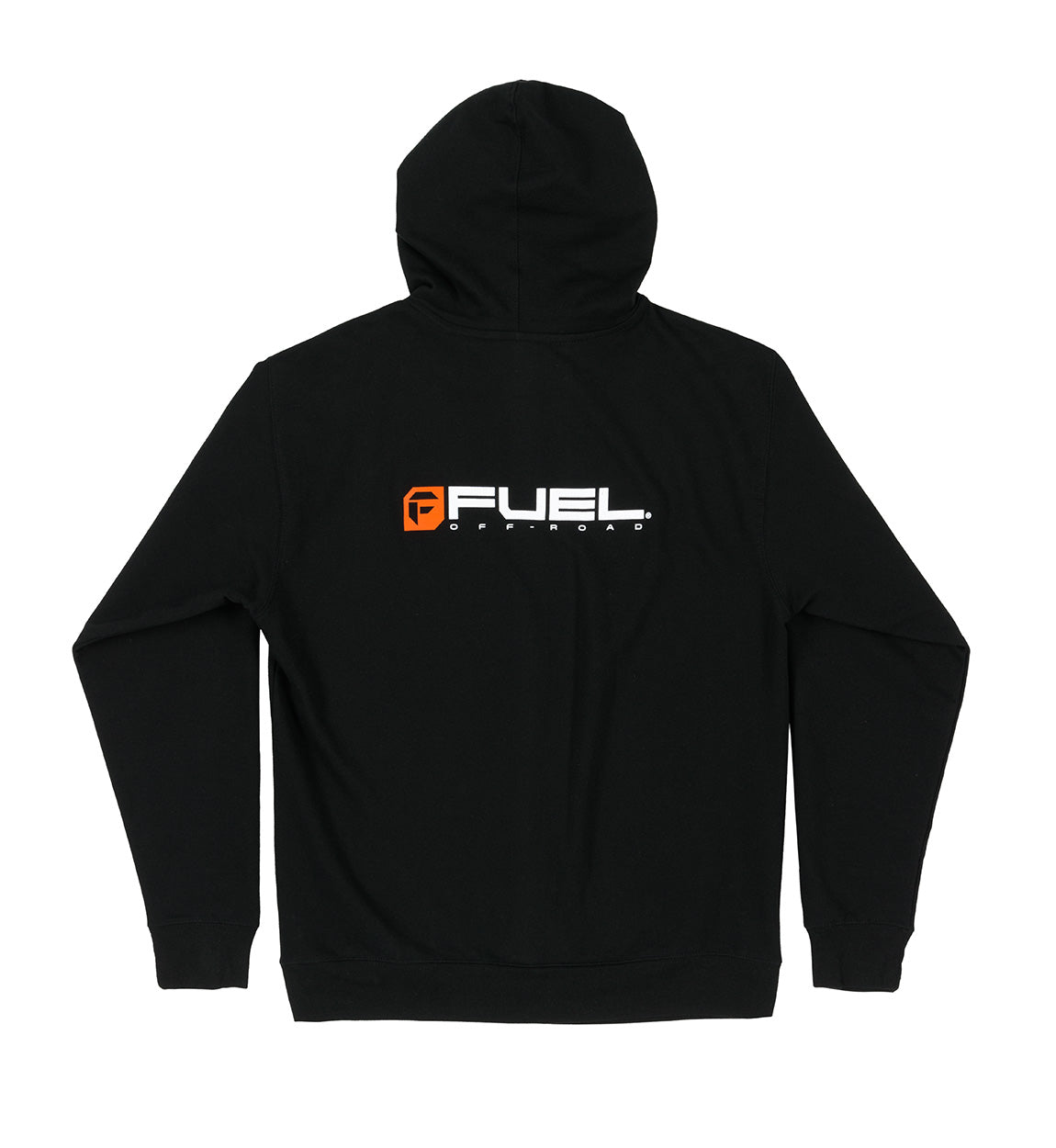Fuel Orange Logo Hoodie featuring a bold orange color and prominent logo on the front.