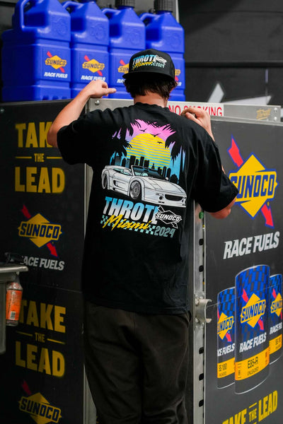 throtl x Sunoco Miami F355 Short Sleeve T Shirt