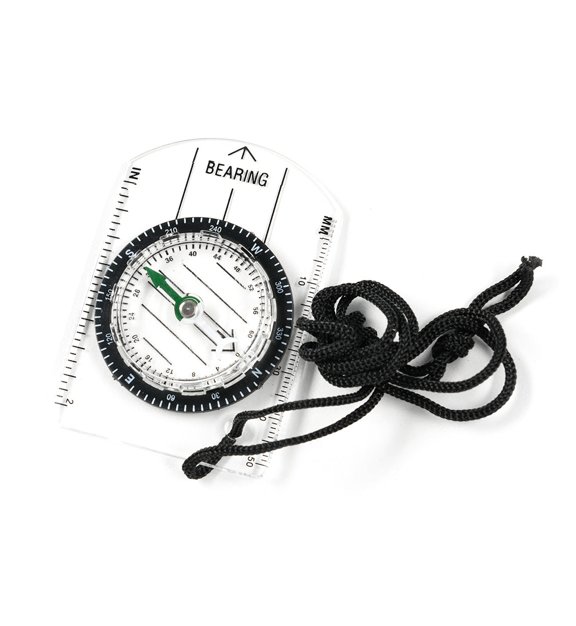 Hoonigan OH SH*T Safety Kit with a compass, bearing indicator, and black lanyard, designed for safety and navigation.