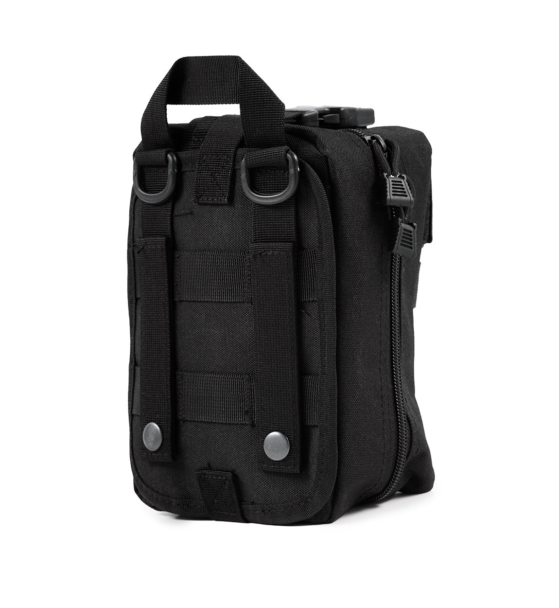 Black Hoonigan OH SH*T Safety Kit bag with multiple compartments, zippers, and sturdy handle for automotive safety gear.