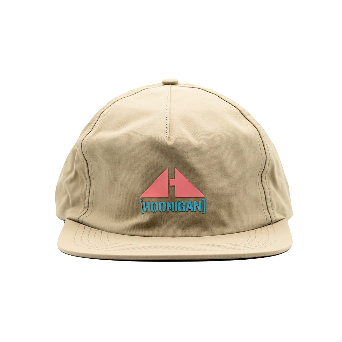 Hoonigan HAVOC Unstructured Strapback Hat in black with embroidered logo on the front.