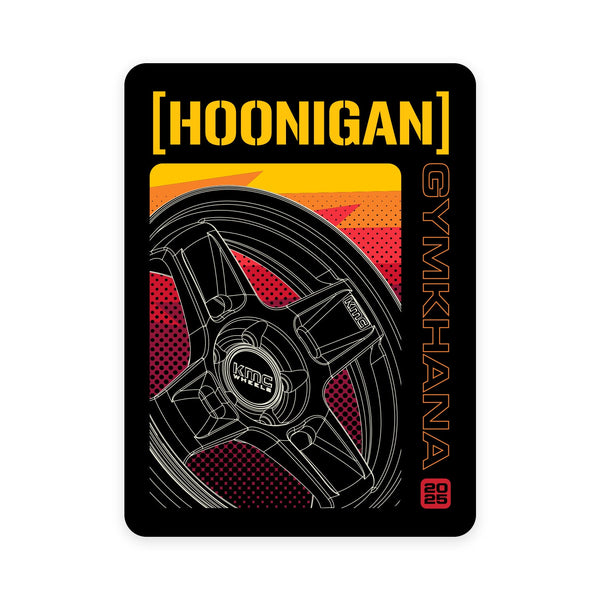 Hoonigan GYMKHANA AUSSIE SHRED HKR Sticker (4")