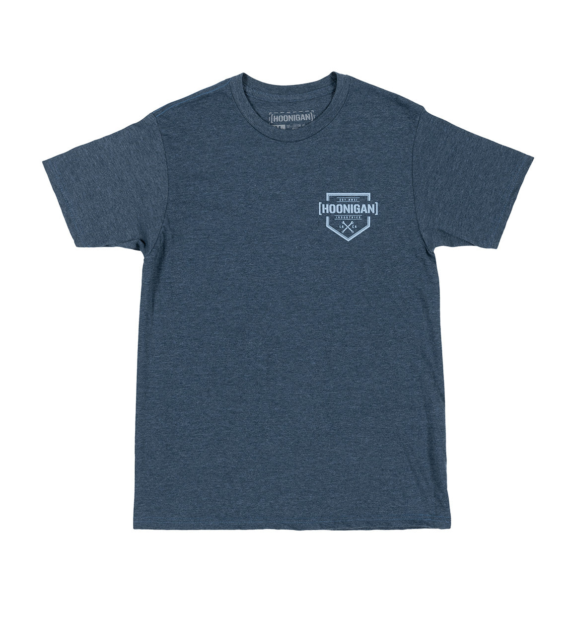 Hoonigan BRACKET X LOGO Short Sleeve Tee featuring bold black logo design on a solid background.