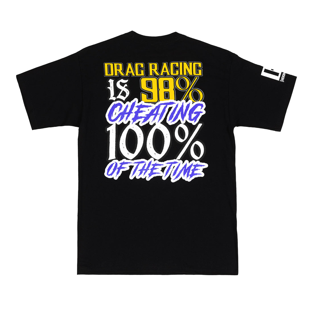 Black Hoonigan THIS VS THAT short sleeve tee featuring a bold graphic design on the front.