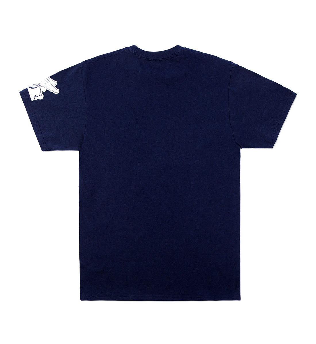 Hoonigan UNATHLETIC navy short sleeve tee with back logo design.