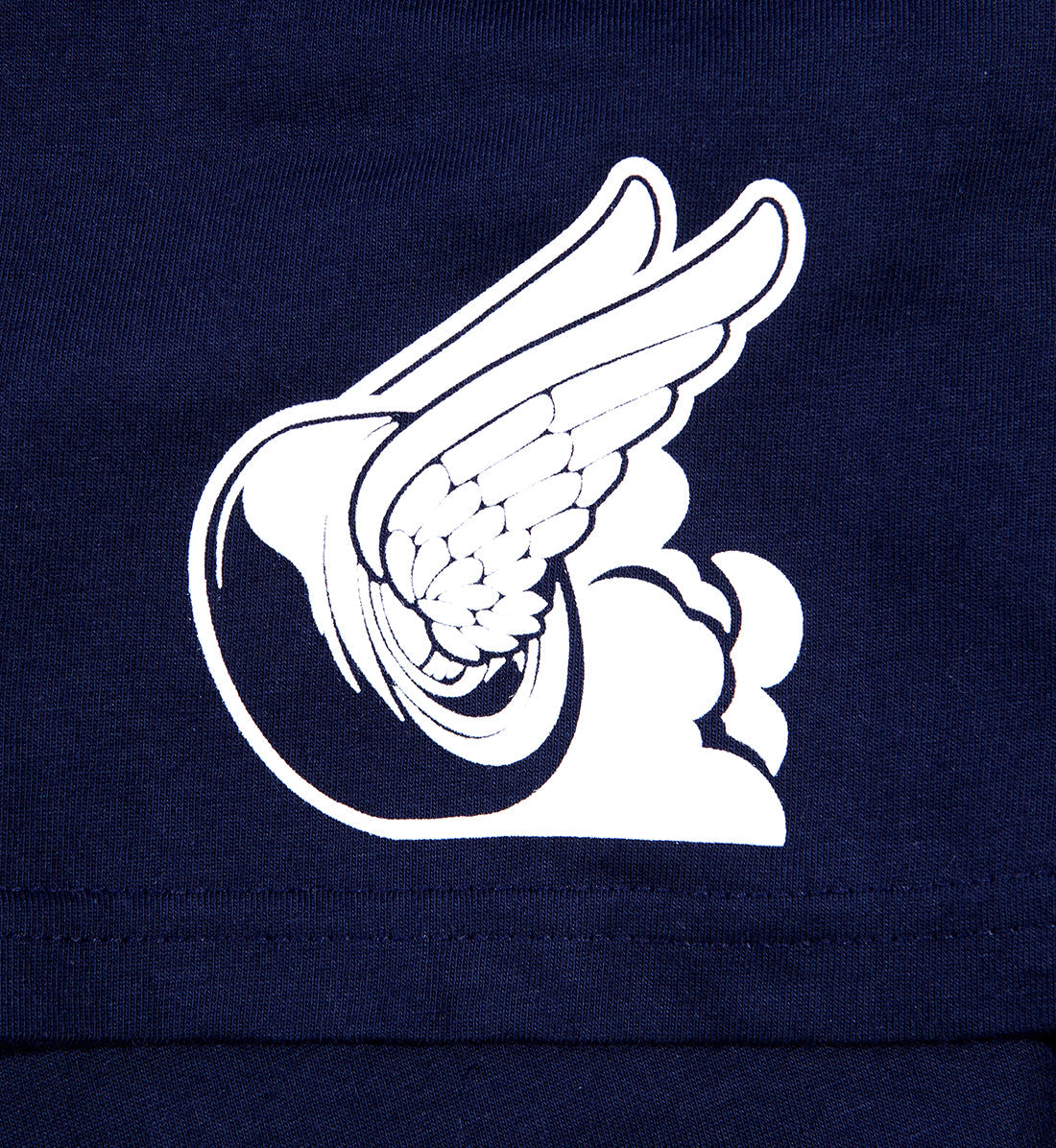 Hoonigan UNATHLETIC short sleeve tee in navy featuring logo detail on the sleeve.