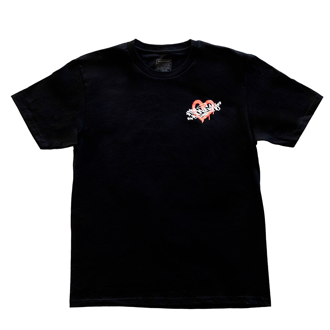 Hoonigan FIND OUT Short Sleeve Tee in black with bold graphic logo on the front.