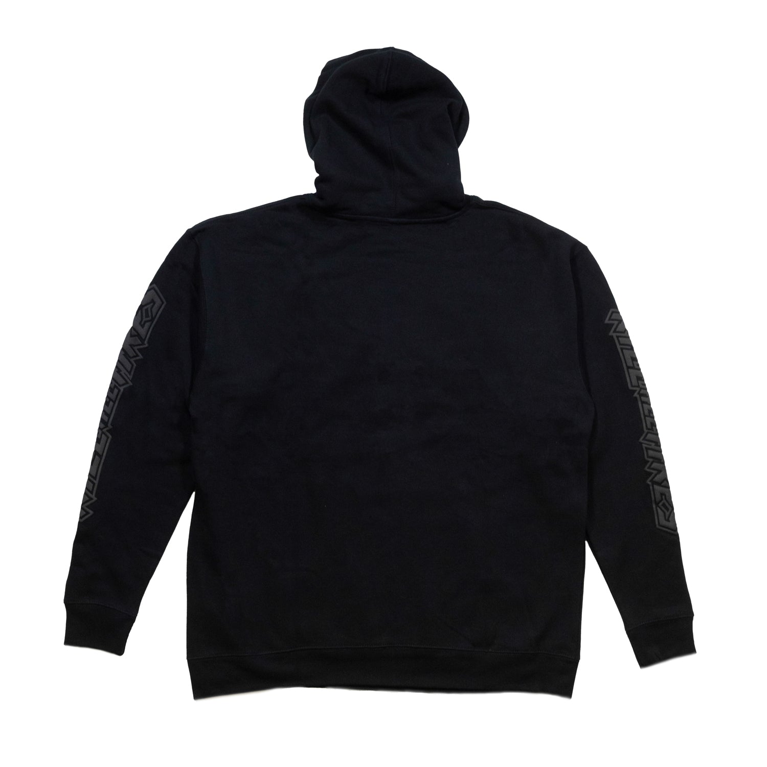 Hoonigan AIRBAGS CENSOR BAR Pullover Hoodie in black with white graphic design and logo.