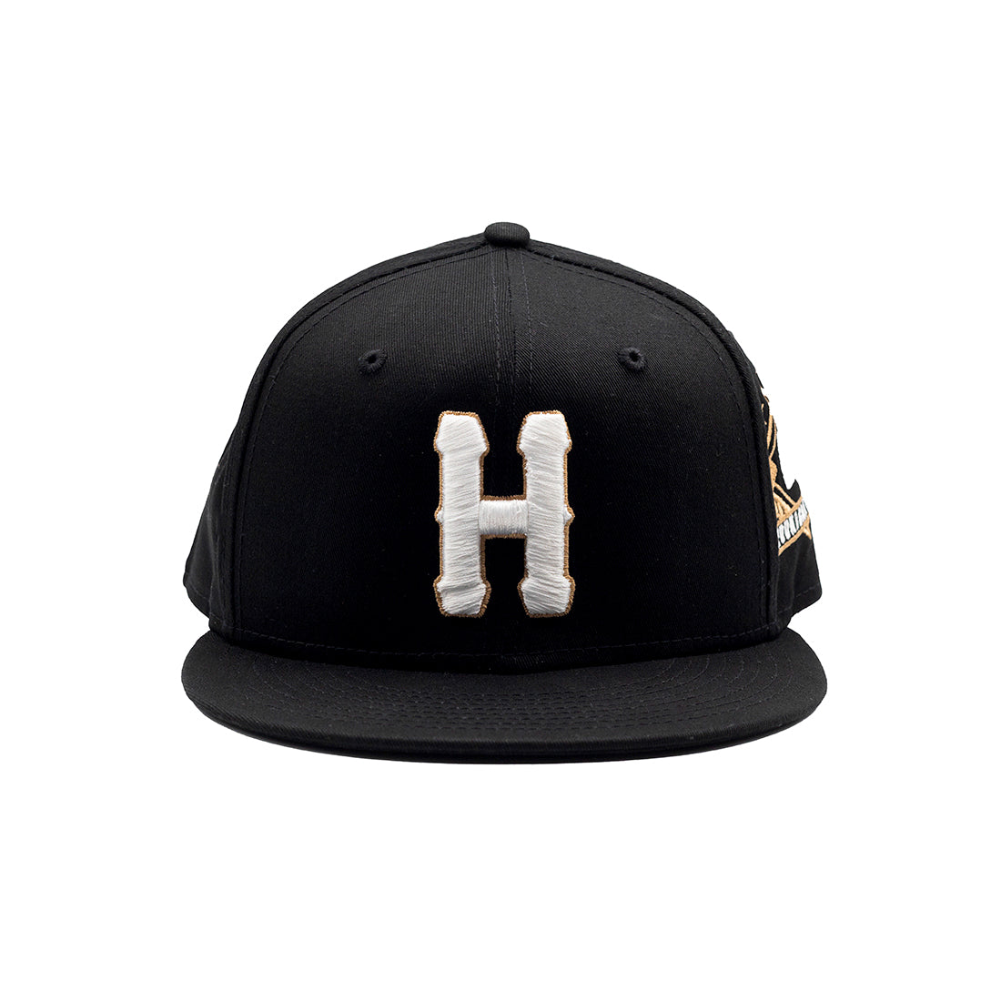 Hoonigan NATIONAL SMASHTIME Snapback Hat with a bold graphic design, featuring a flat brim and adjustable closure.