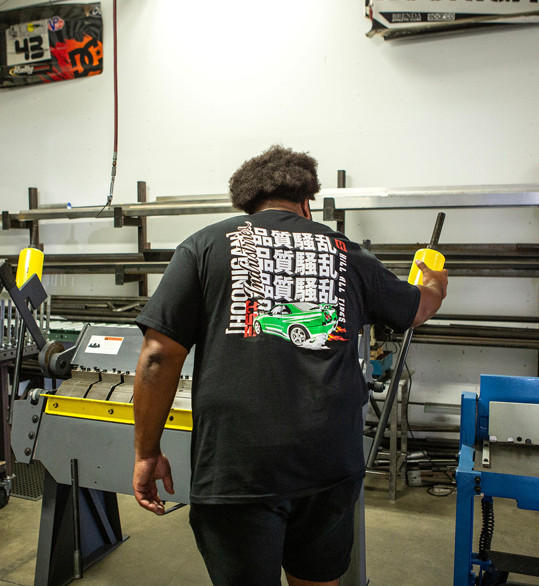 Hoonigan FOREVER MIDNIGHT short sleeve black tee featuring a stylish back graphic.