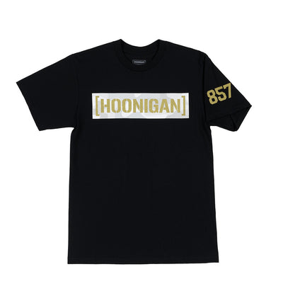 Hoonigan LIA BLOCK SNOW CAMO CENSOR BAR Short Sleeve Tee