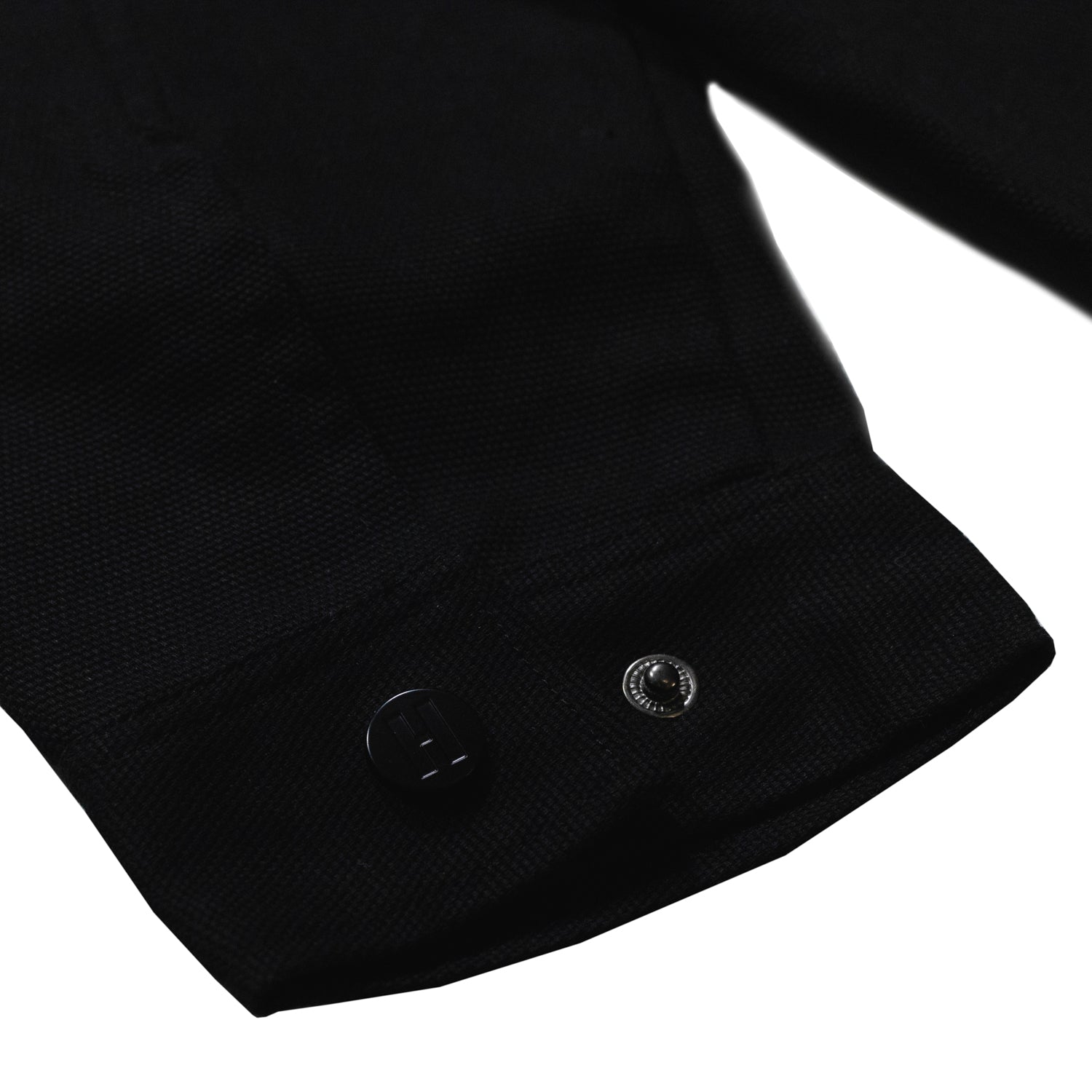 Hoonigan x Mooneyes SO CAL jacket featuring a black design with yellow accents and logo patches.