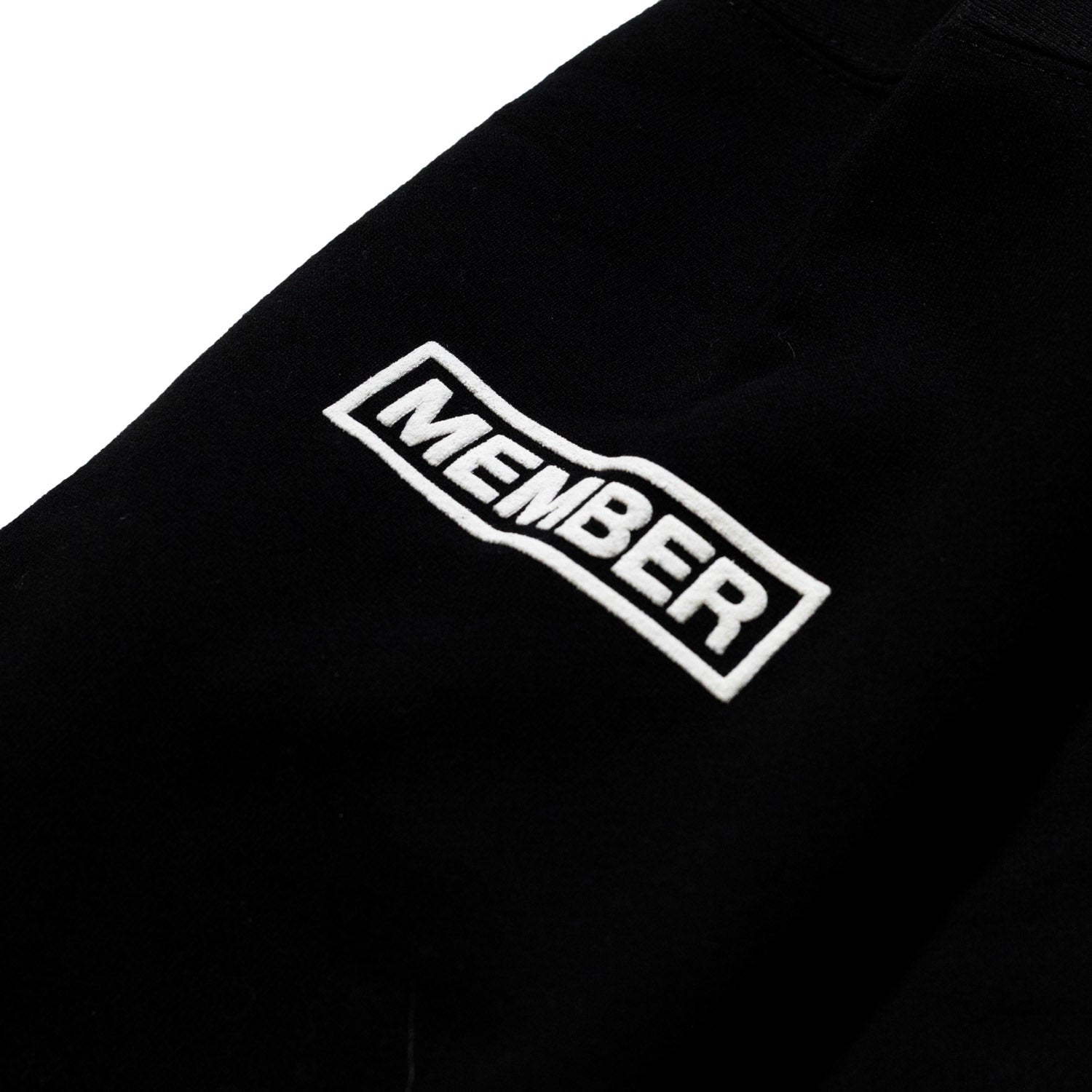 Hoonigan MAYHEM Crewneck Pullover Sweatshirt in black featuring bold white graphic prints on the front.