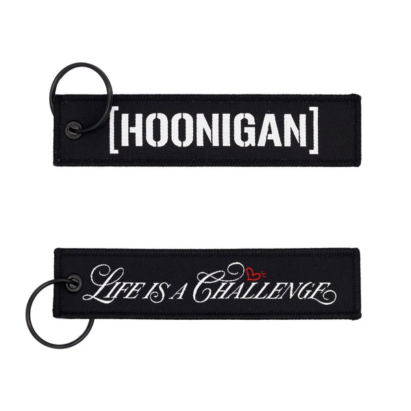 Hoonigan x Sayaka LIFE IS A CHALLENGE Jet Tag Keychain