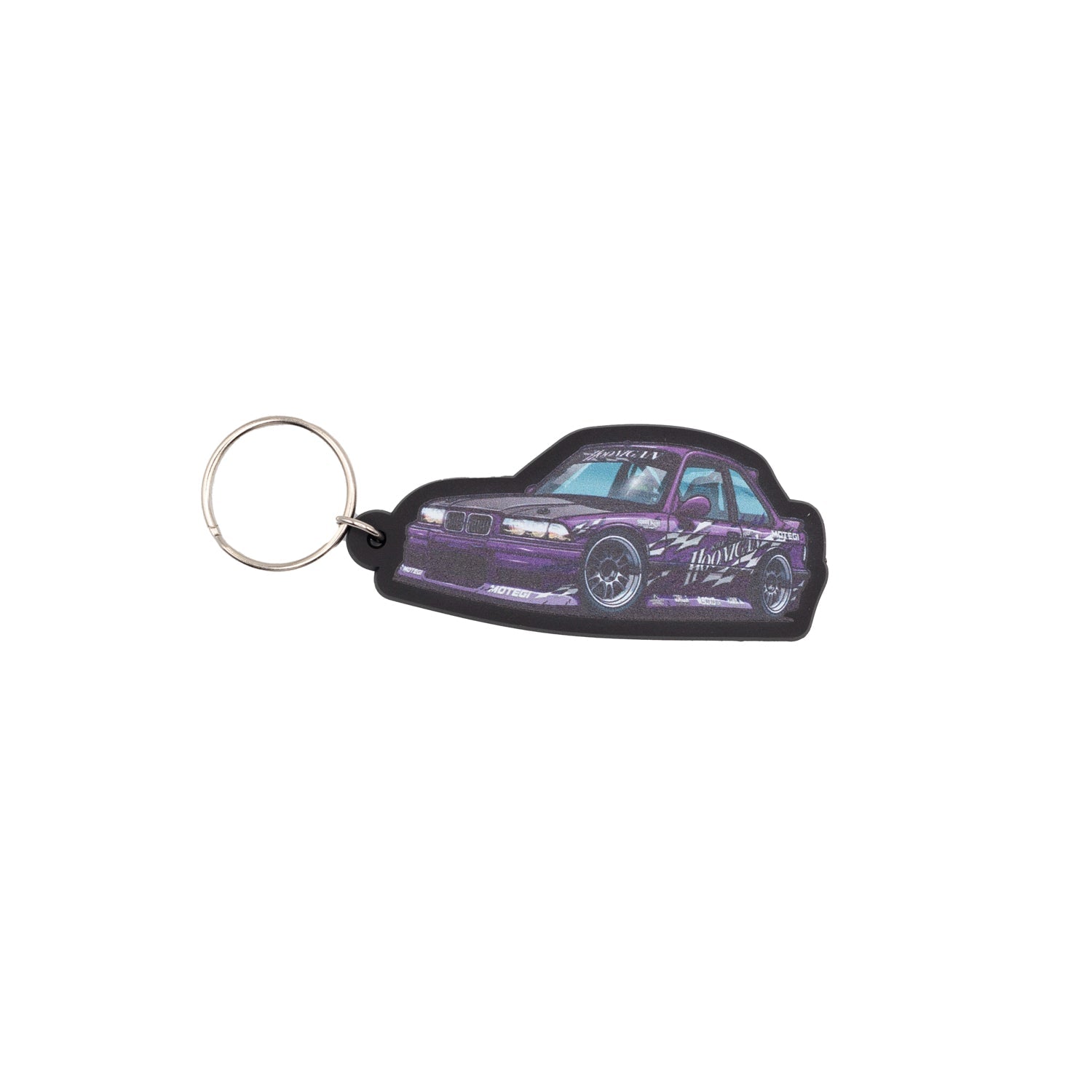 Hoonigan SD Series keychain featuring a sleek design with a black finish and Hoonigan branding.