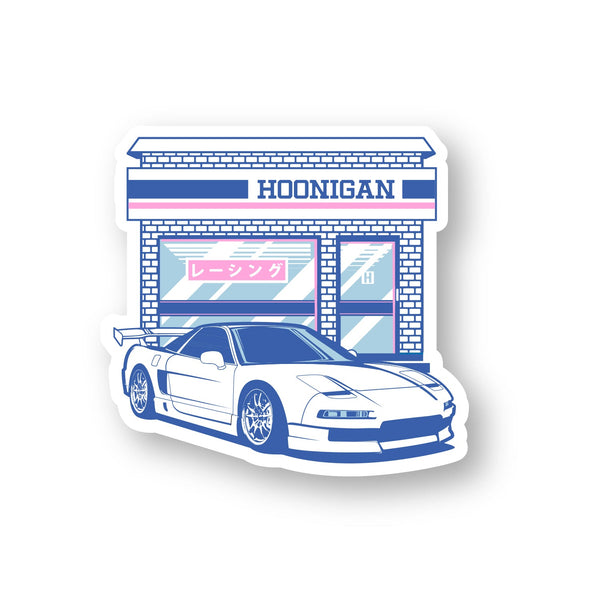 Hoonigan KWIK STOP Sticker (3.6")