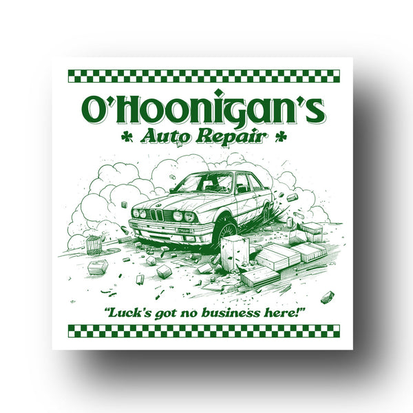 Hoonigan O'HOONIGAN'S AUTO REPAIR Sticker (3.5")