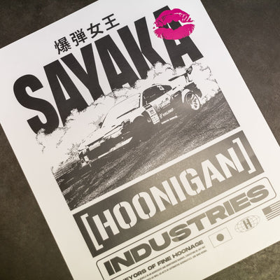 Hoonigan x Sayaka BOMB GIRL Poster (16"x20")