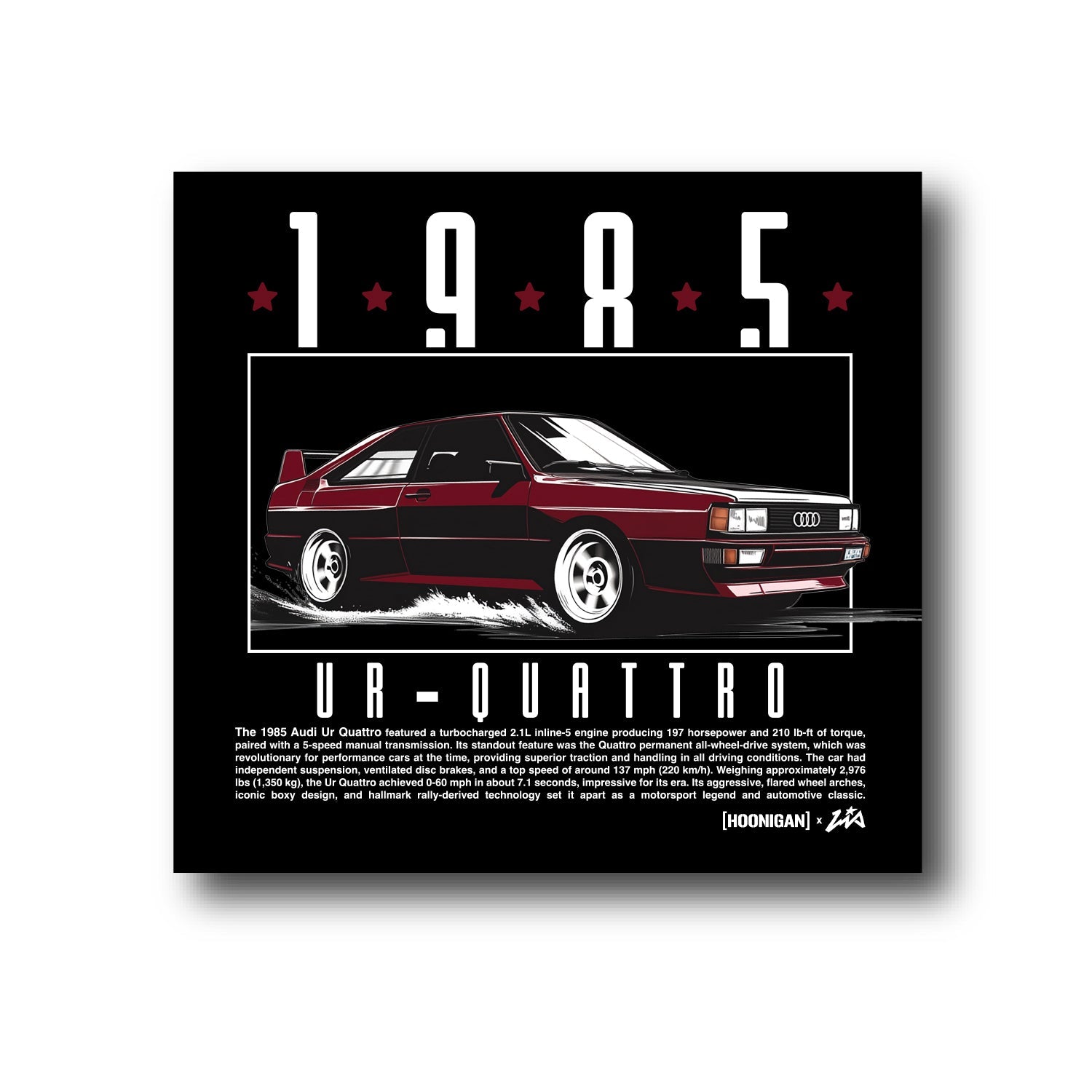 Hoonigan x Lia Block ALL WHEEL Sticker (4")