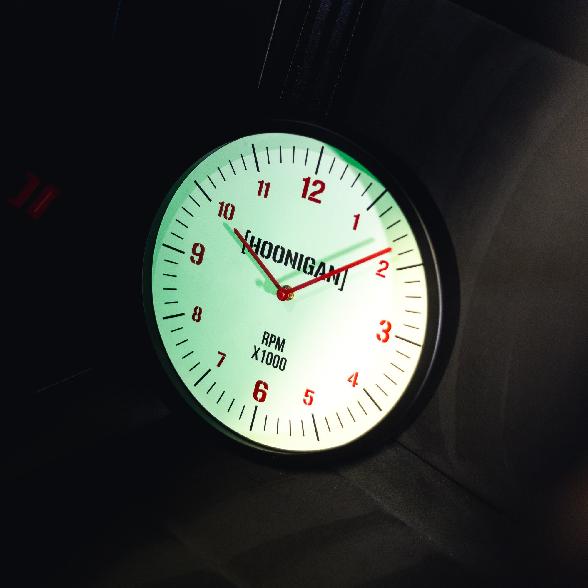 Hoonigan RPM Glow Clock