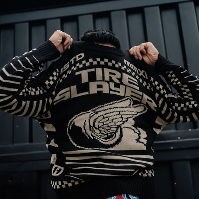 Hoonigan TIRE SLAYER Ugly Xmas Pullover