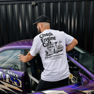 Hoonigan CHECK ENGINE CULT Short Sleeve Tee