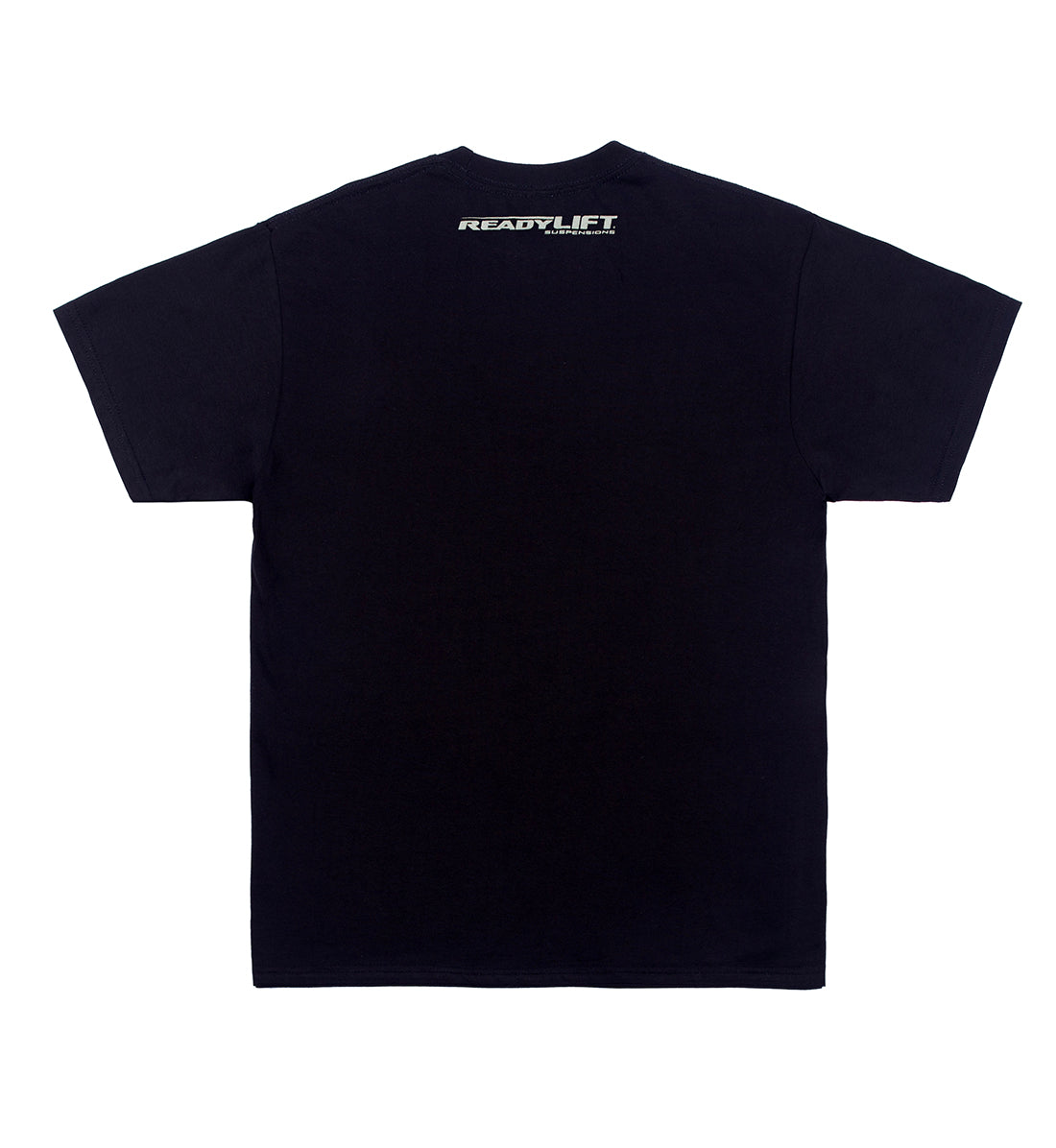 Black ReadyLift RDYLFT short sleeve tee featuring the ReadyLift logo on the back.