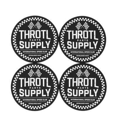 Throtl CHECKERED BADGE Coaster Set