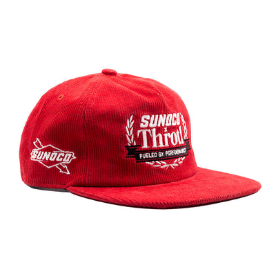 Throtl X Sunoco Unstructured Corduroy Snapback Hat