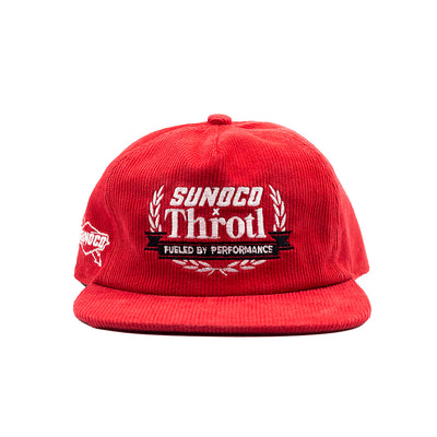 Throtl X Sunoco Unstructured Corduroy Snapback Hat