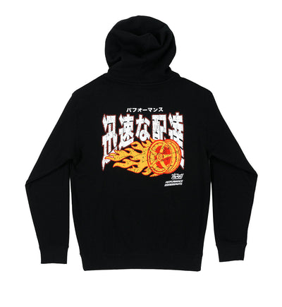 Throtl FIRE WHEEL Heavy Weight Pullover Hoodie