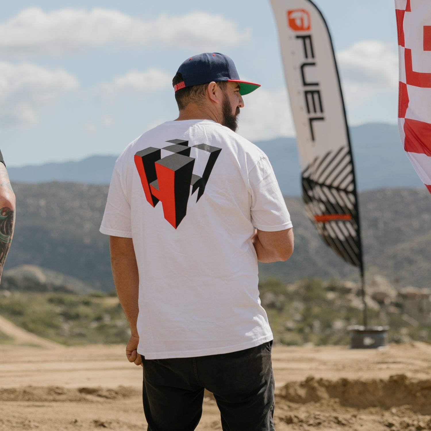 Hoonigan BIG BLOCK Short Sleeve Tee featuring a bold graphic print on a black background.