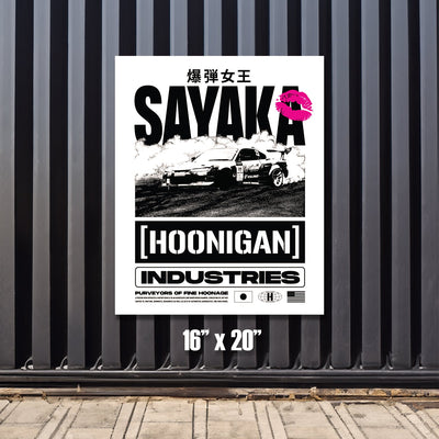 Hoonigan x Sayaka BOMB GIRL Poster (16"x20")