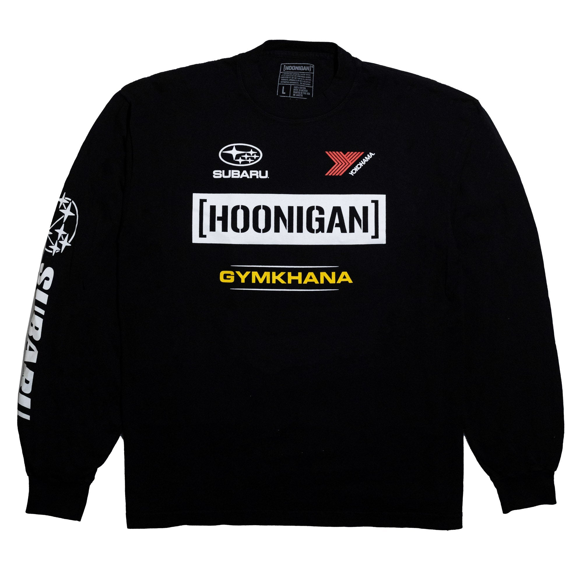 Hoonigan GYMKHANA AUSSIE SHRED ROLLCALL Long Sleeve T-Shirt