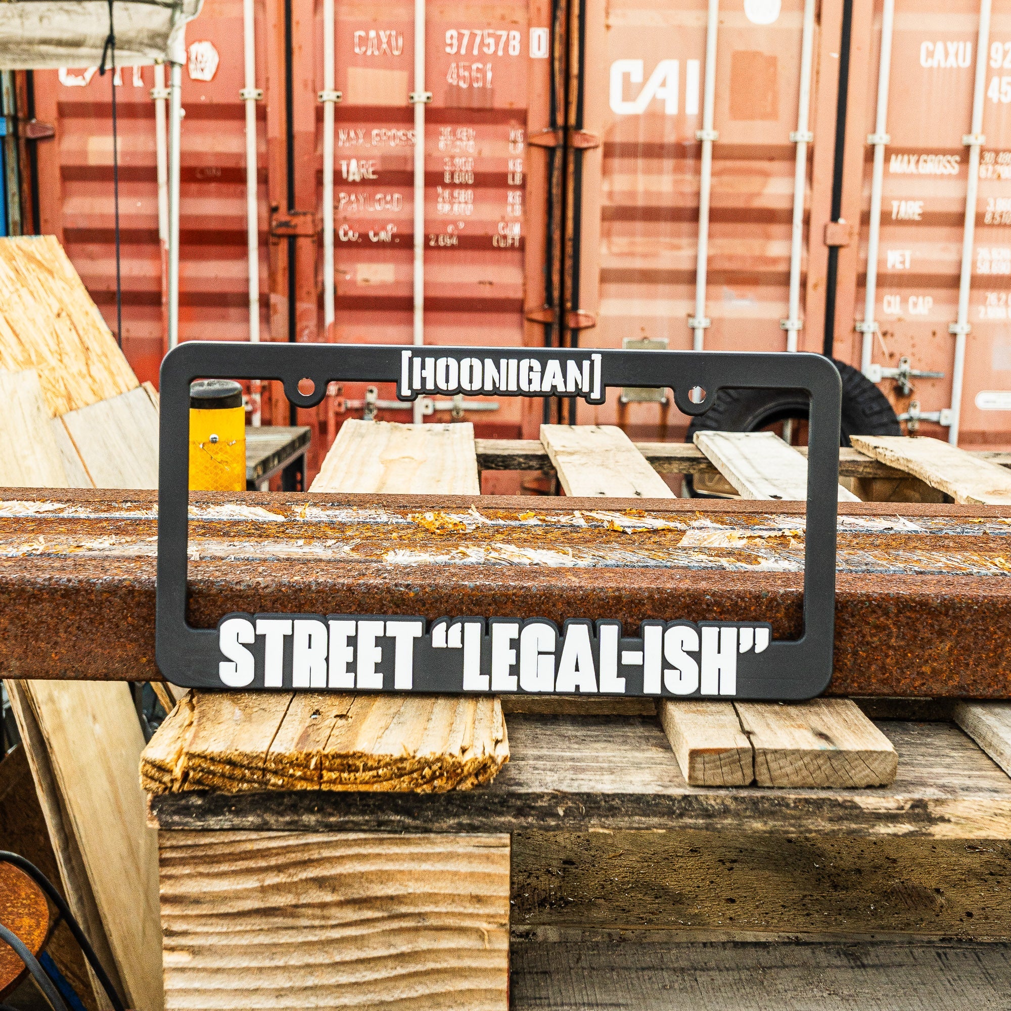 Hoonigan STREET LEGAL License Plate Frame