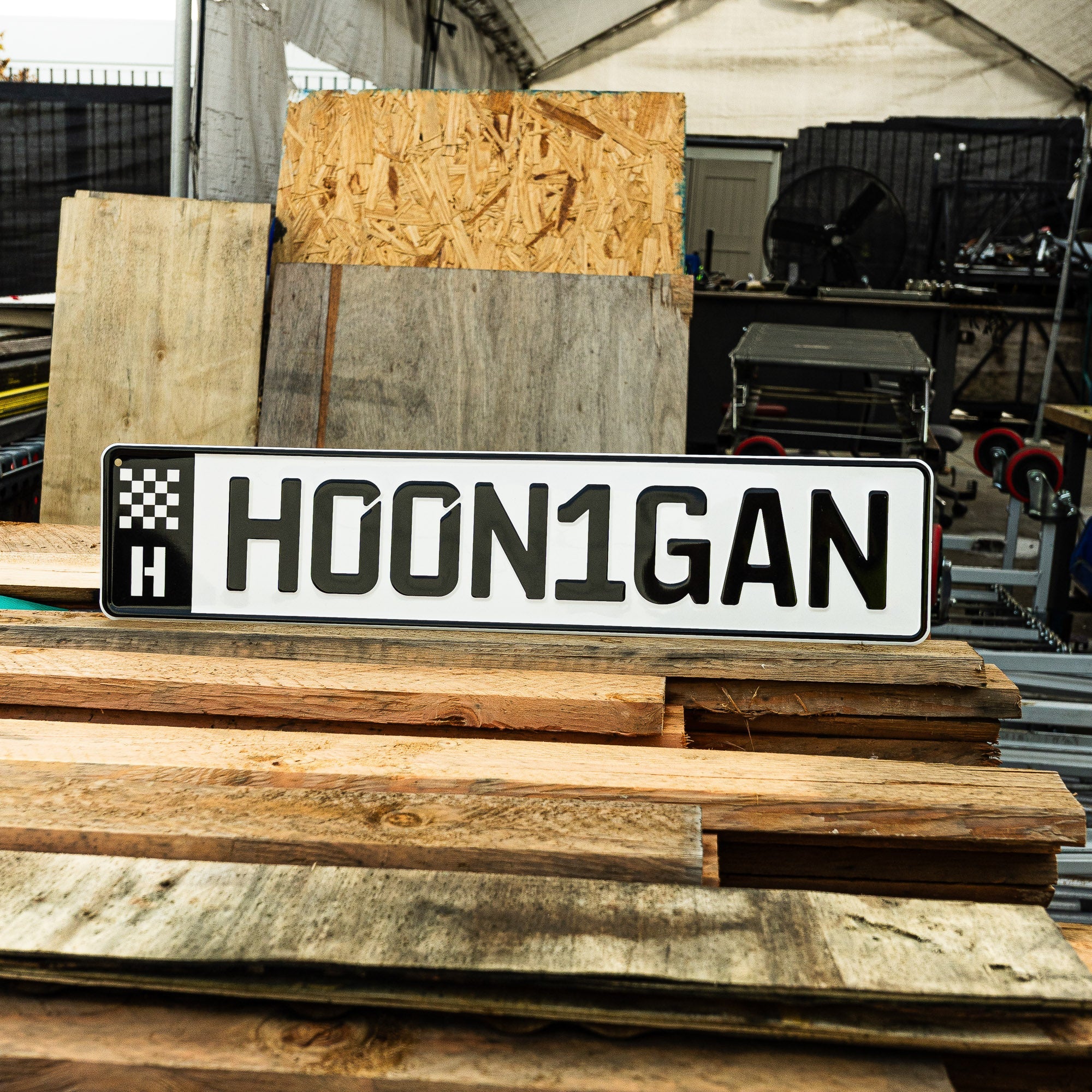 Hoonigan EURO License Plate
