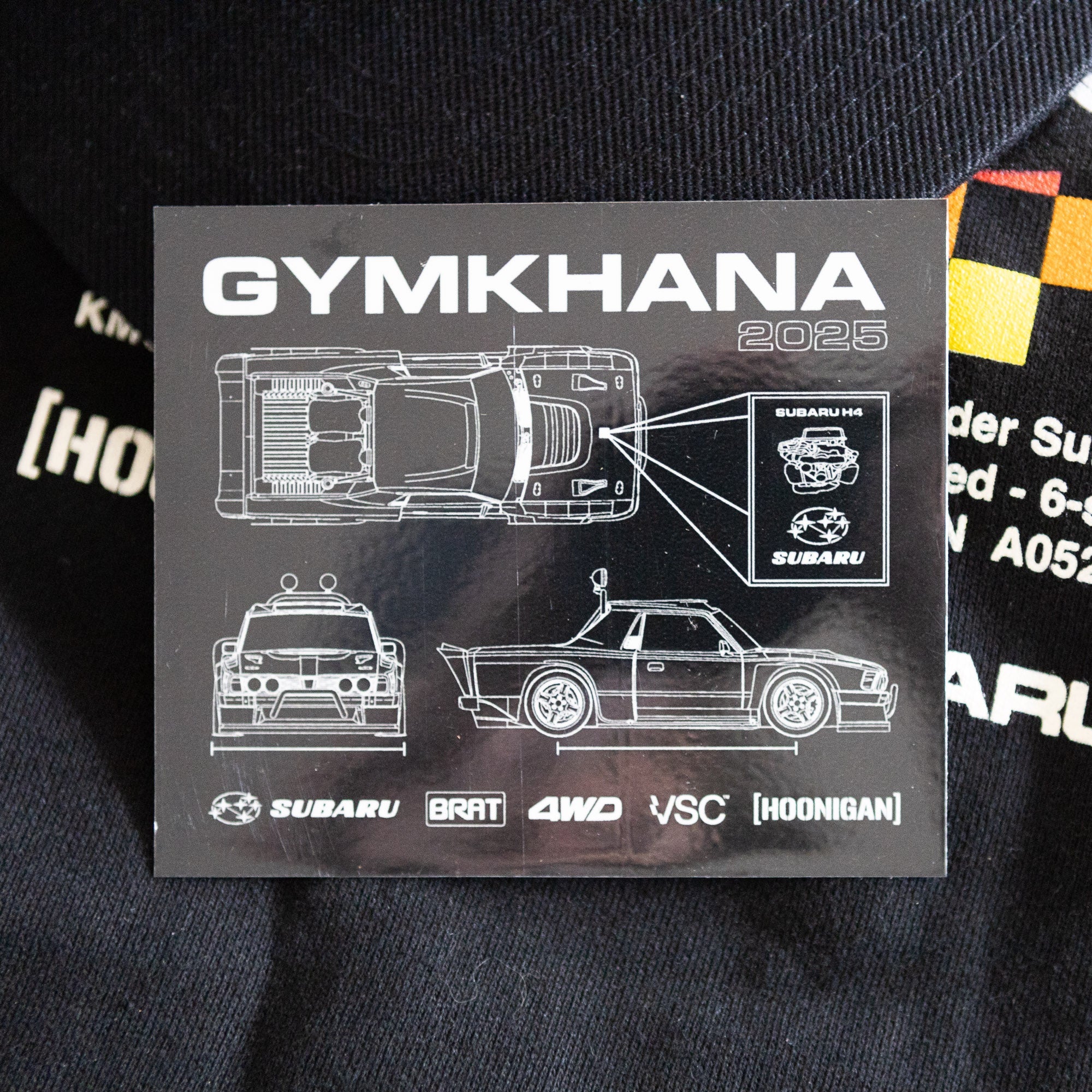 Hoonigan GYMKHANA AUSSIE SHRED BRAT SPEC Sticker (4")