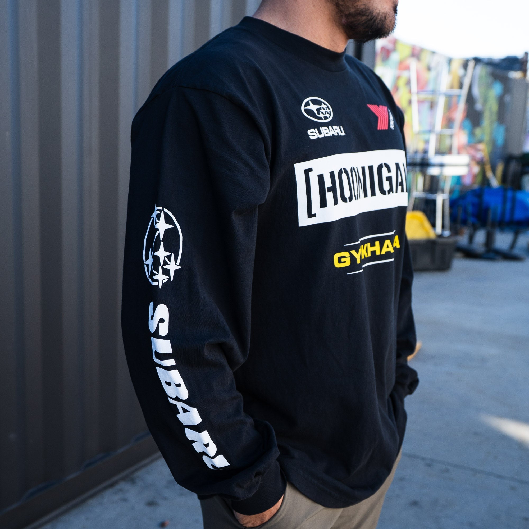 Hoonigan GYMKHANA AUSSIE SHRED ROLLCALL Long Sleeve T-Shirt