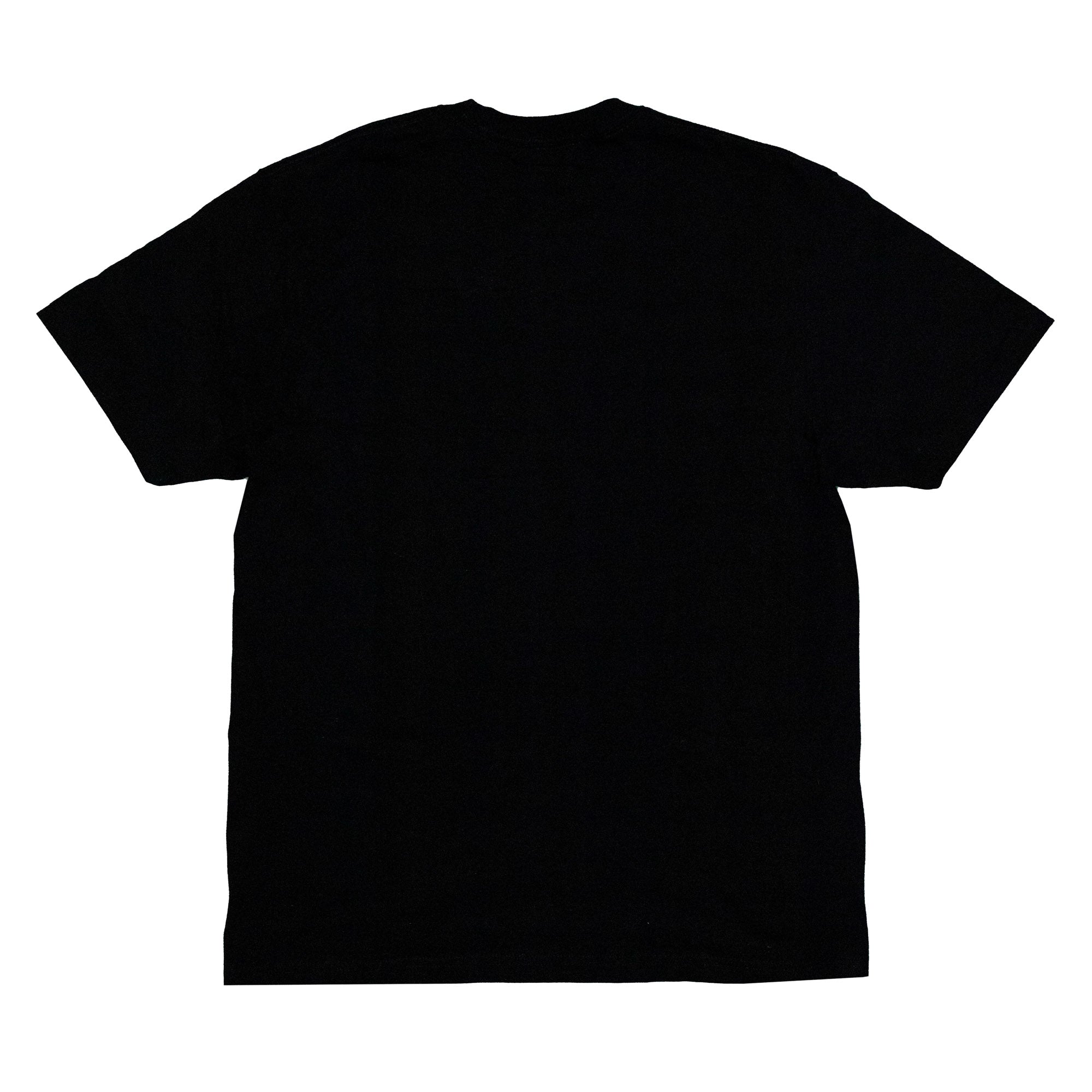 Black short sleeve t-shirt featuring a minimalist design, perfect for motorsport enthusiasts and casual wear.