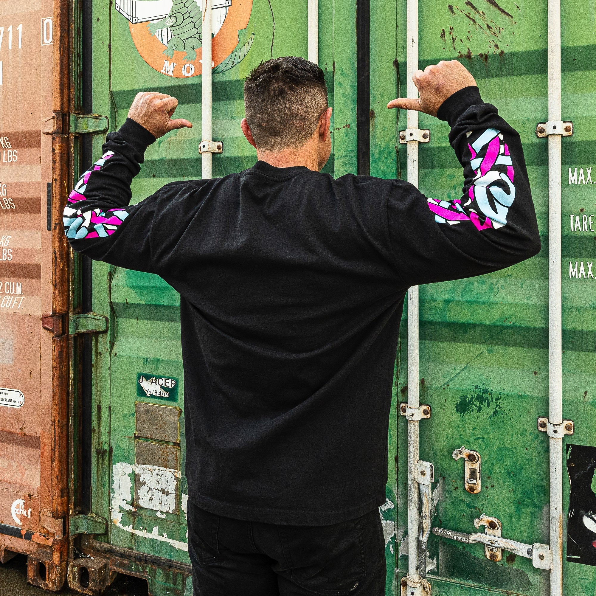 Hoonigan x Lia Block SCRIPT Long Sleeve T-Shirt