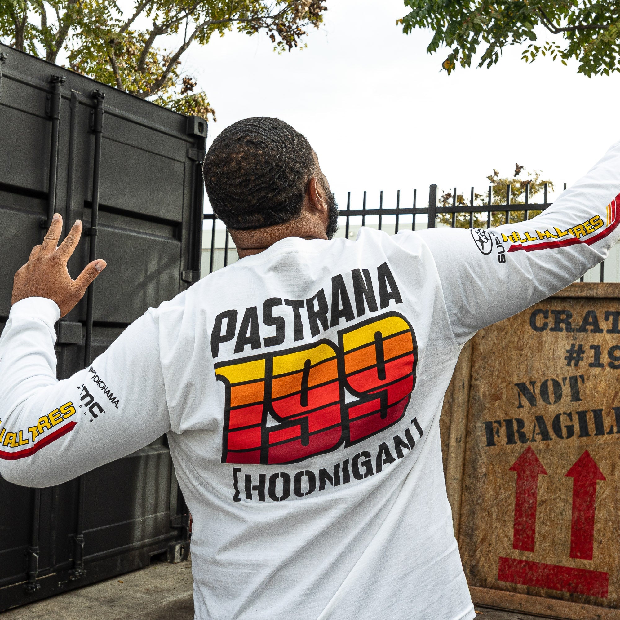 Hoonigan GYMKHANA AUSSIE SHRED Team Long Sleeve T-Shirt