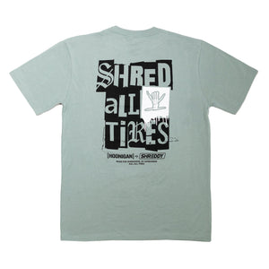 Hoonigan x Shreddy SHRED ALL TIRES Short Sleeve T-Shirt