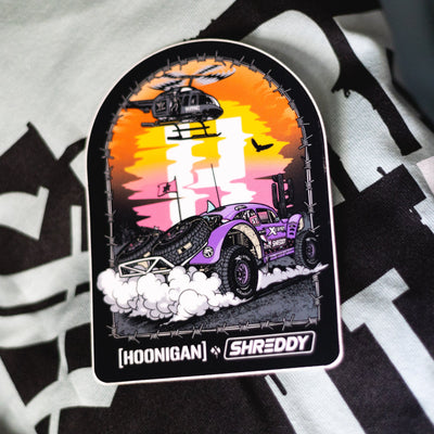 Hoonigan x Shreddy DESERT Sticker (4.7")