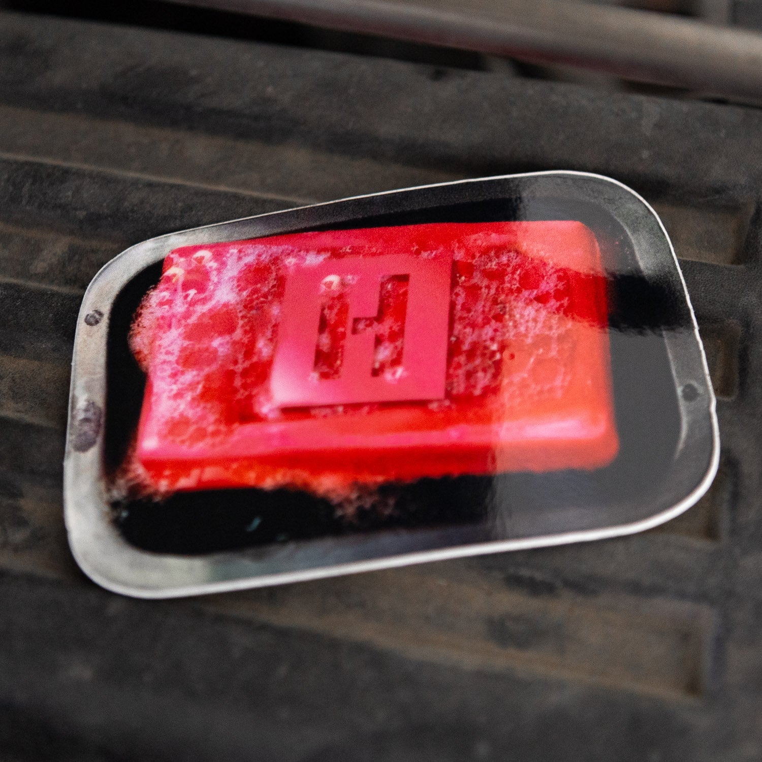 Hoonigan CAR CLUB sticker featuring a bold red design on a black background, ideal for automotive enthusiasts.